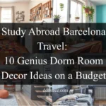 Study Abroad Barcelona Travel: 10 Genius Dorm Room Decor Ideas on a Budget